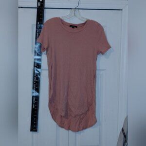 Ambiance Blush Short Sleeve Tee In Coral